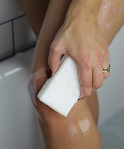coconut oil soap nourishes the skin